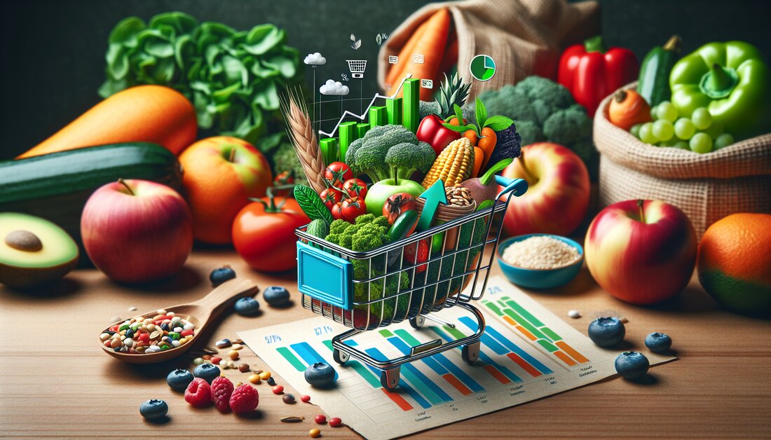 Entdecken Sie aktuelle Bio-Zahlen 2023: Trotz Inflation bleiben Bio-Lebensmittel beliebt mit einem Umsatzplus von 5,3%. Erfahren Sie mehr über Trends und Preise.