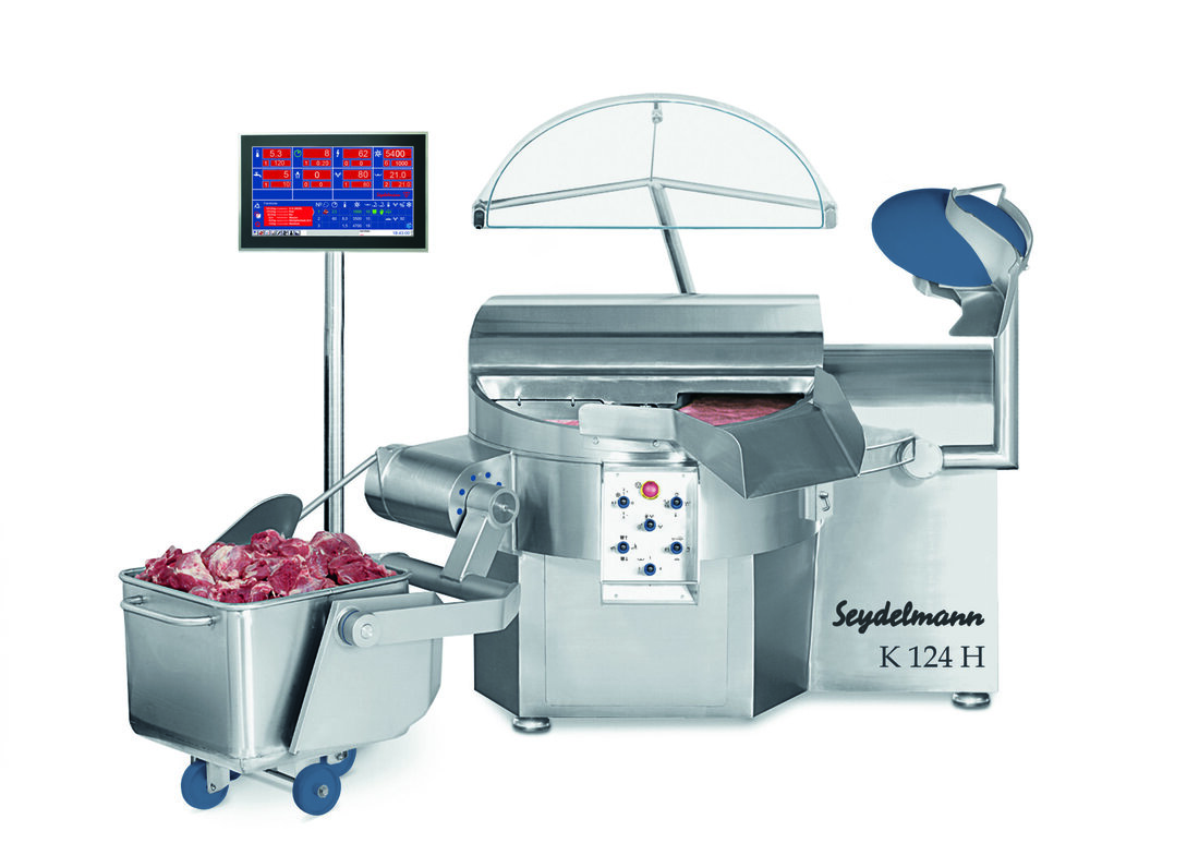 Die Maschinenfabrik Seydelmann präsentiert den neu entwickelten 120-Liter-Vakuum-Koch-Kutter K 124 H.
