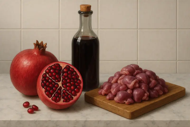 Granatapfel-Marinade und Sous-vide: Neue Studie macht Hühner-Mägen zum Premium-Produkt