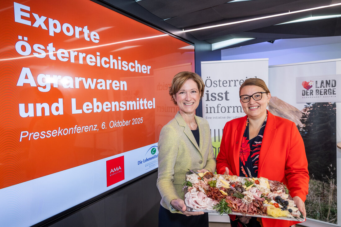 Exportentwicklung im Überblick Im ersten Halbjahr 2025 stieg der Gesamtwert der österreichischen Agrar­exporte auf rund 8,7 Mrd. € (plus 4,1 %), während die Mengen von 5,4 auf 5,2 Mio. Tonnen zurückgingen (–3,2 %). Die Außenhandelsbilanz verschlechterte sich zugleich: Das Defizit betrug –1,301 Mrd. €, nach –885 Mio. € im Vorjahreszeitraum. Über 80 % der Exporte &hellip;