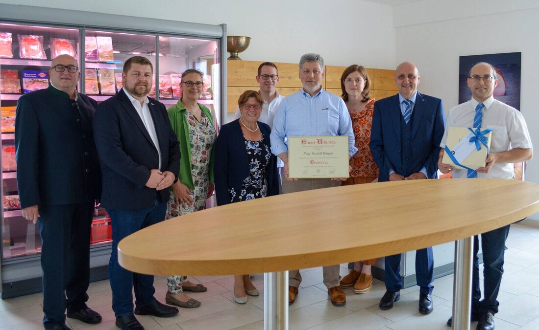 Sieghartskirchen: Verleihung des Ehrenrings der Gemeinde. Rudolf Berger wurde geehrt!