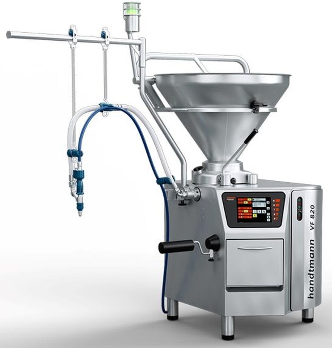 Handtmann präsentiert mit DV 85-1 ein ergonomisches Dosierventil, das flexibles und grammgenaues Dosieren möglich macht.