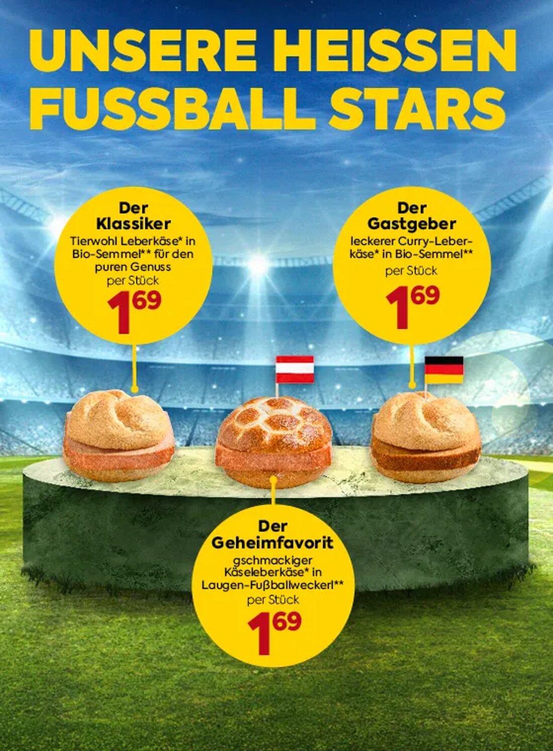 Die jüngste Preisaktion in den österreichischen Supermärkten sorgt für Aufsehen: Eine Leberkäsesemmel für €1,69 bzw. €1,70 wirft Fragen nach der Kalkulation und den dahinterstehenden Kosten auf.