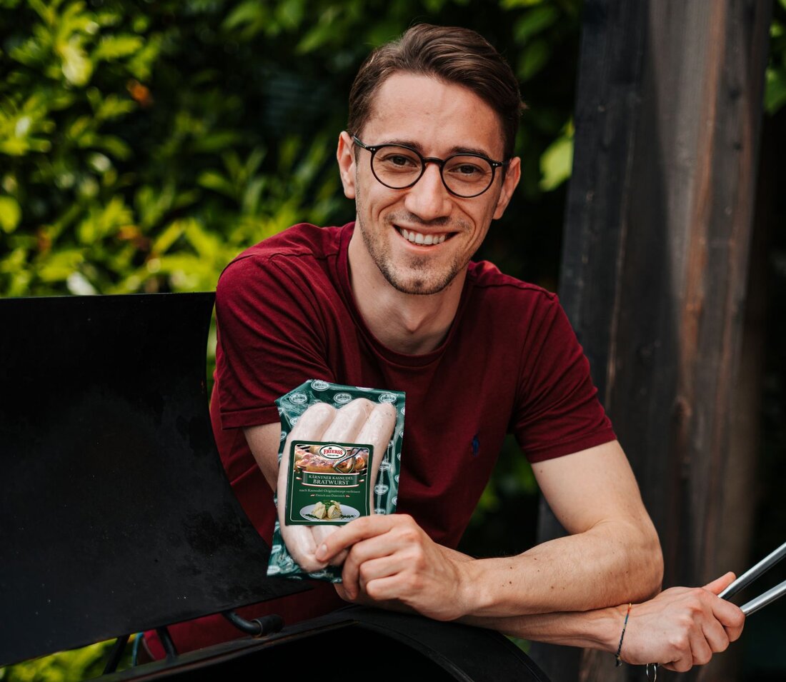 Zeitgeist: Österreichs 1. Kärntner Kasnudel-Bratwurst. Frierss präsentiert geniale Neuheit.