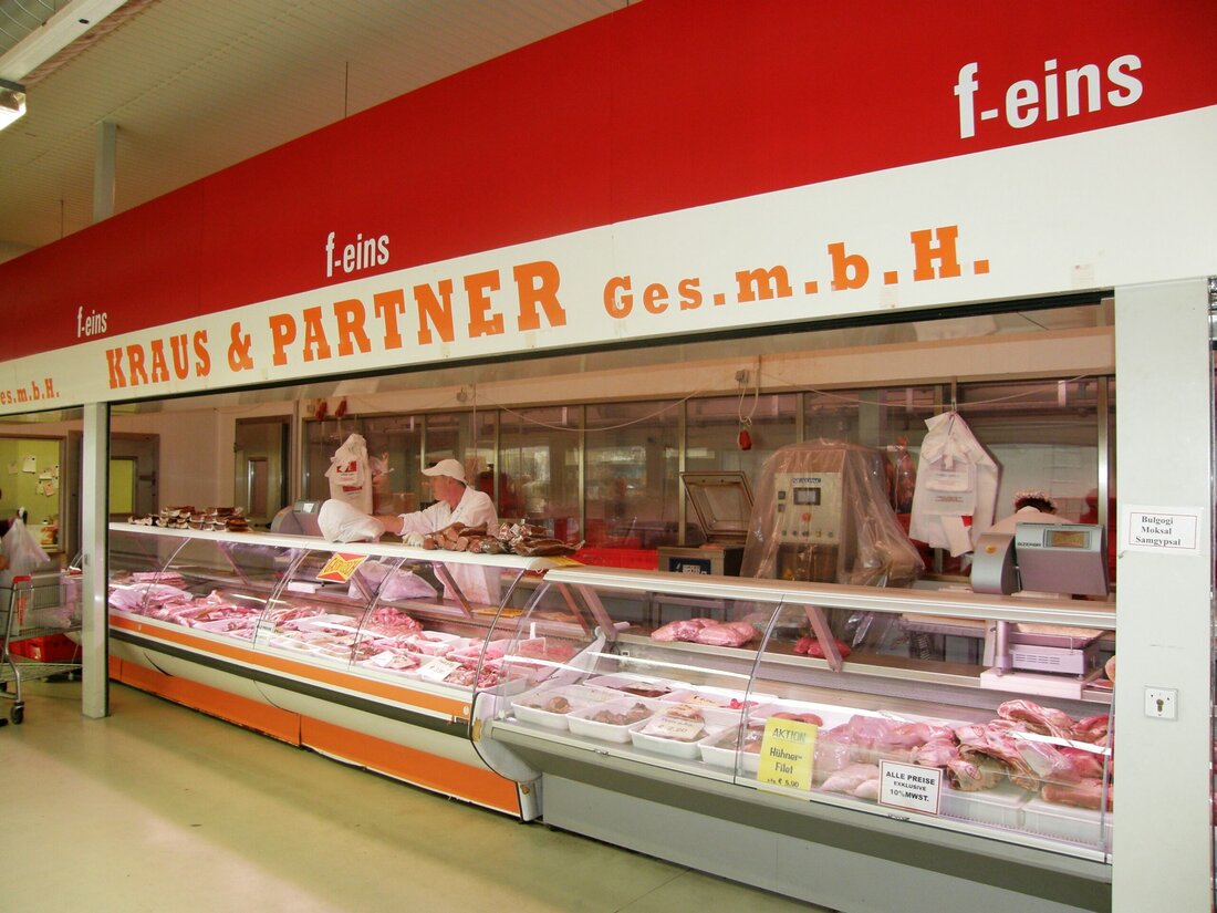 Frisches Fleisch direkt vom Großgrünmarkt: Fleischhalle „f-eins“ für Gewerbe- und  Privatkunden zugänglich. In der Wiener Fleischhalle „f-eins“ am Großgrünmarkt können nun auch Privatpersonen frisch zerlegtes Fleisch direkt vom Erzeuger kaufen. Die Zufahrt über die Heizwerkstraße macht es möglich.
