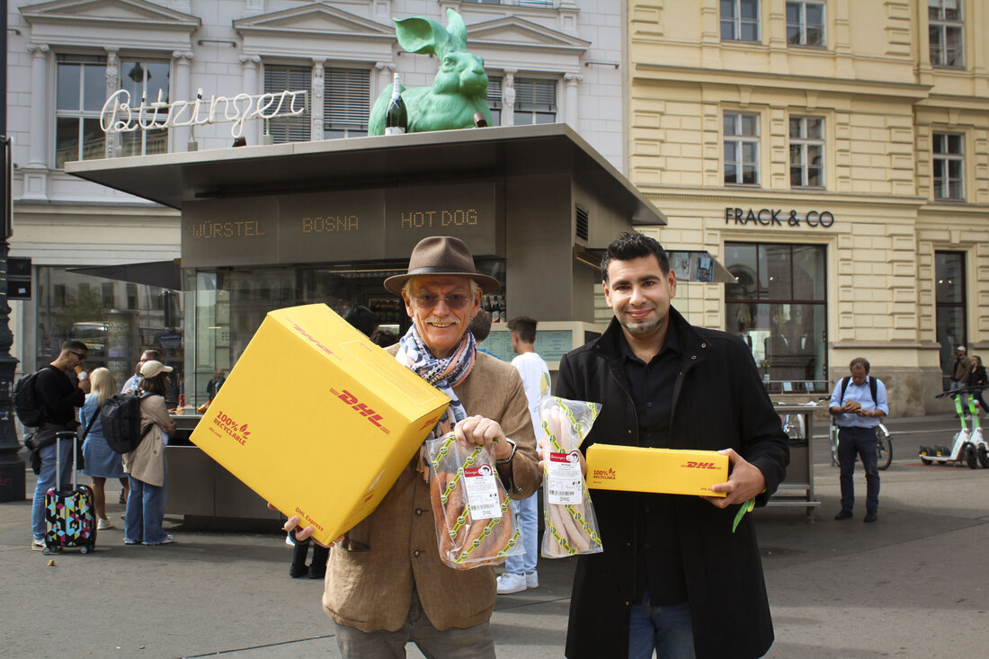 Wiener Würstelstand Bitzinger liefert zum 25-jährigen Jubiläum Würstel per DHL nach Hause – ein Genuss für alle Feinschmecker!