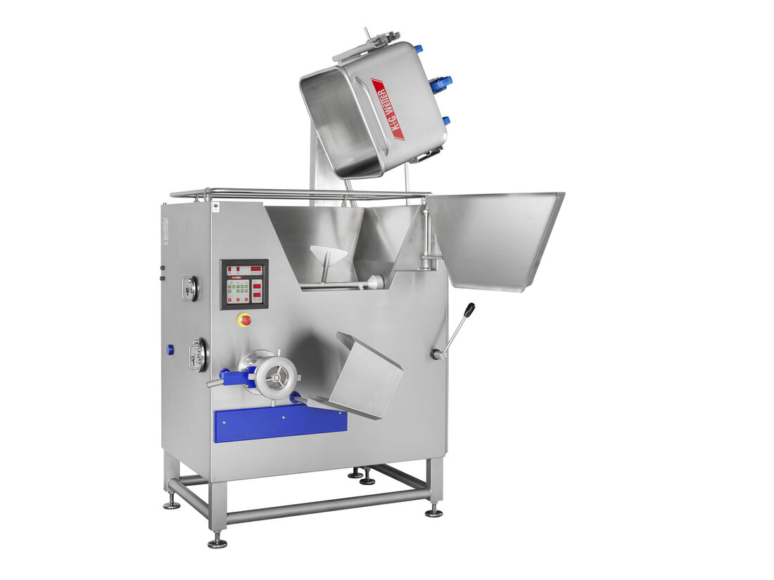 Werden Ressourcen bei der Lebensmittelverarbeitung effizient eingesetzt, ist das die Grundlage sowohl für Wirtschaftlichkeit als auch für Nachhaltigkeit. Die Kutter und Wölfe von K+G Wetter sind durch ihre ausgesprochen robuste und hygieneoptimierte Bauweise, sorgfältige Verarbeitung und effiziente Technik auf jahrzehntelangen Einsatz ausgelegt. Das trägt zur Ressourcenschonung und spart auf lange Sicht Kosten.
