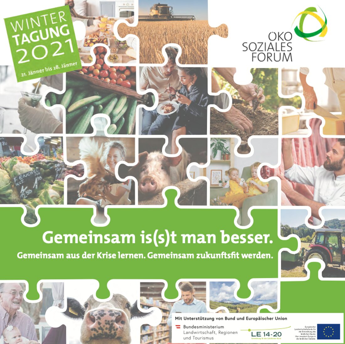 Fachtag Ackerbau der 68. Wintertagung des Ökosozialen Forums: Hohe Standards von Drittstaaten einfordern.