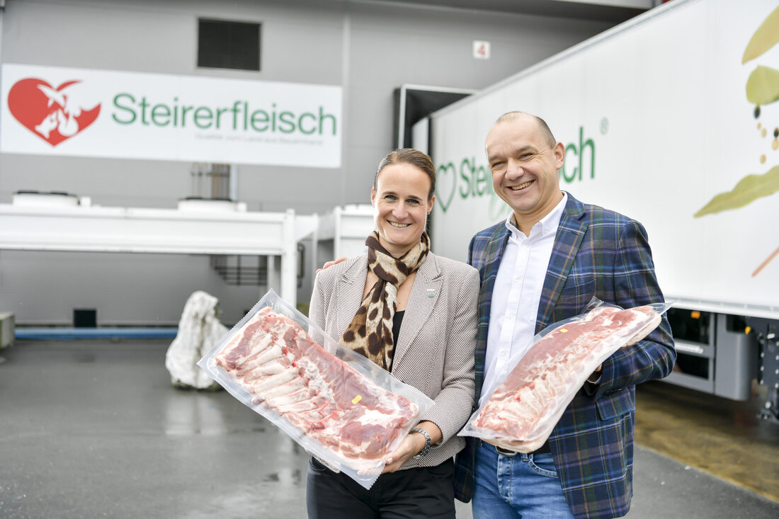 Karoline Scheucher und Alois Strohmeier von Steirerfleisch gehen für Österreich im Juni beim 18. Ernst &Young World Entrepreneur Of The Year Award in Monte Carlo ins Rennen.