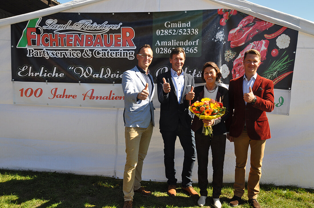 100 Jahre Fichtenbauer - Waldviertler Fleischerei aus Amaliendorf beging das runde Jubiläum mit einem kleinen Volksfest.