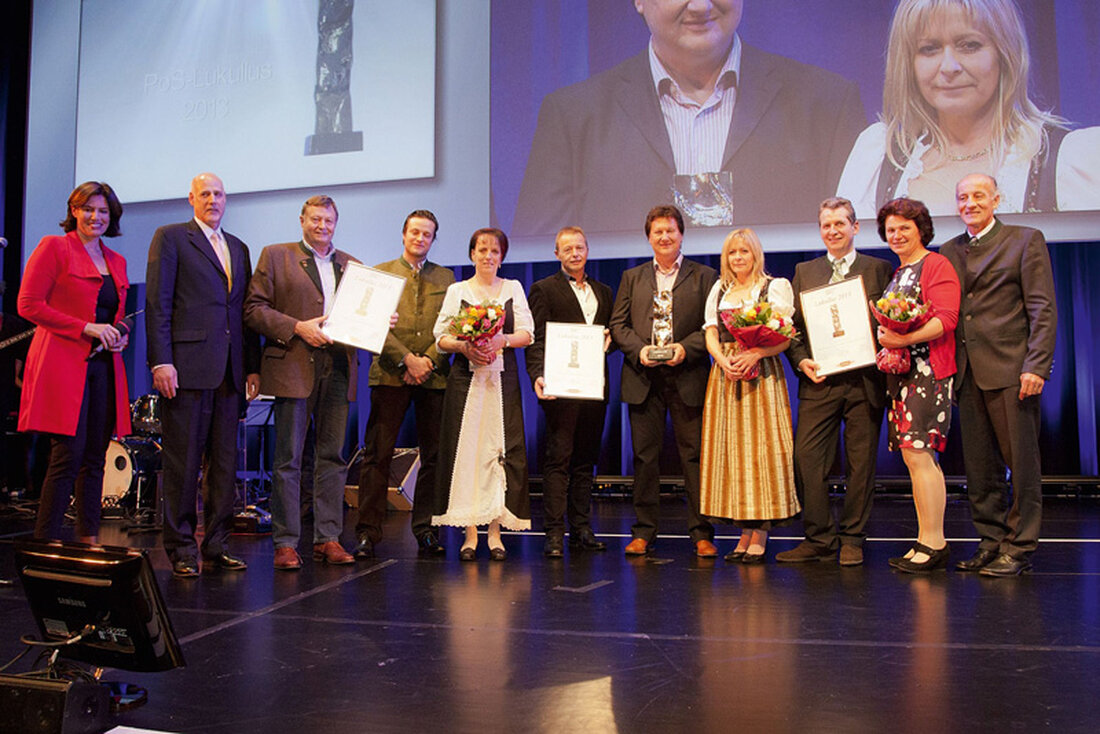 Den Preis für das beste Fleischerfachgeschäft holte sich die Metzgerei Ortner (Osttirol), den Goldenen Lukullus für besondere Verdienste bekamen Mikinovic und Stabauer