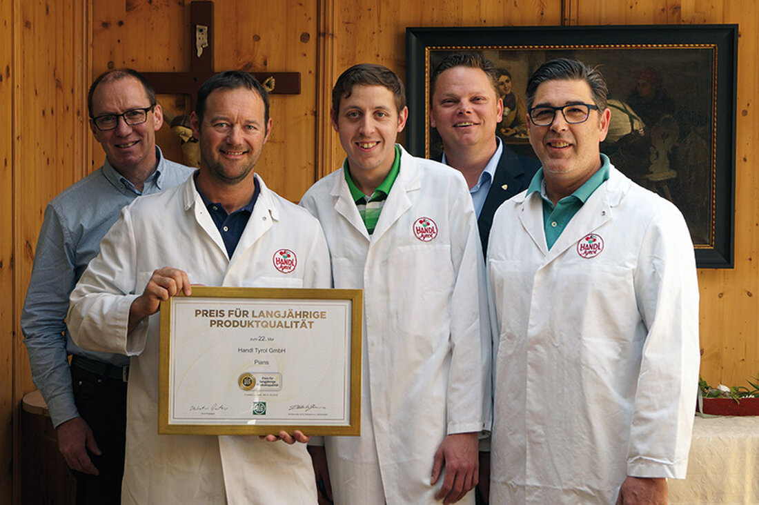 45 Gold-, 2 Silber- und eine Bronzemedaille für Produkte von Handl Tyrol.