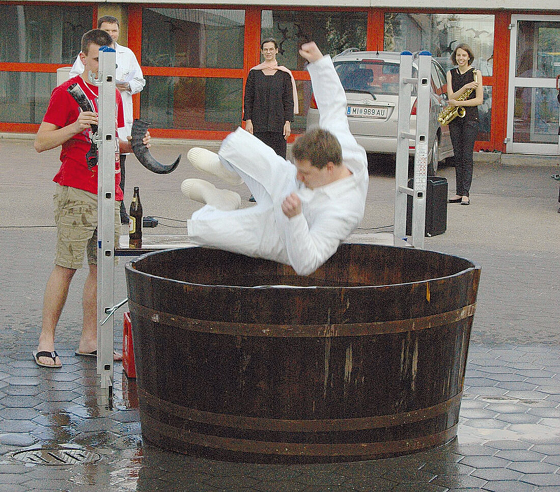 Gut vorbereitet sind die Fleischergesellen nach ihrer Schulzeit in der HTL
- vielleicht auch deshalb, weil sie ins kalte Wasser springen müssen.