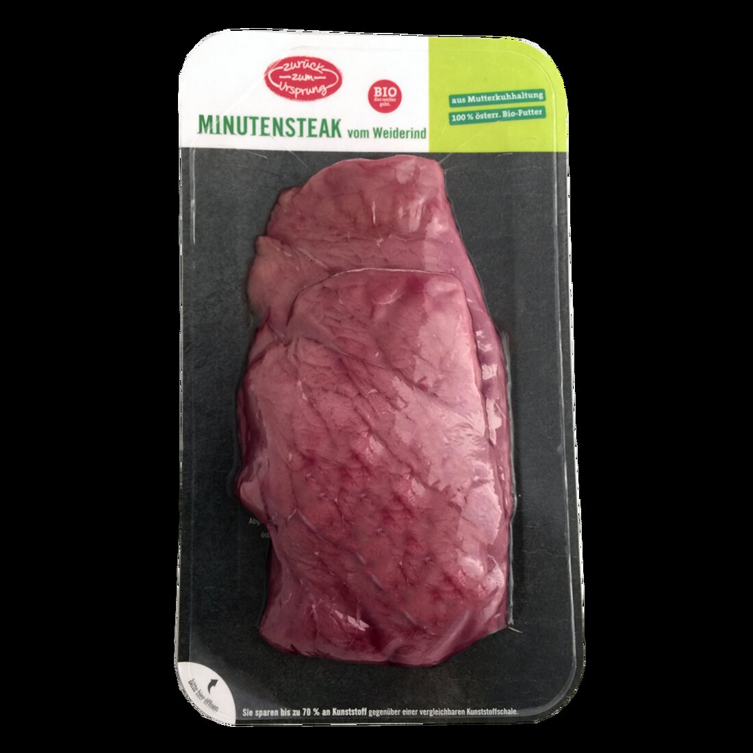 Die BIO- und Nachhaltigkeitsmarke von HOFER beschreitet in Sachen Verpackungsreduktion innovative Wege. Alle „Zurück zum Ursprung“ BIO-Steaks werden künftig in Kartontassen ausgeliefert, wodurch der Plastikanteil der Verpackung um 70 % reduziert wird.