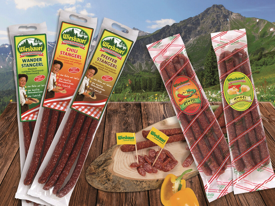Trendige „Stangerl“-ParadeWiesbauer bringt eine Reihe neuer Snack- und Fingerfood-Produkte auf den Markt