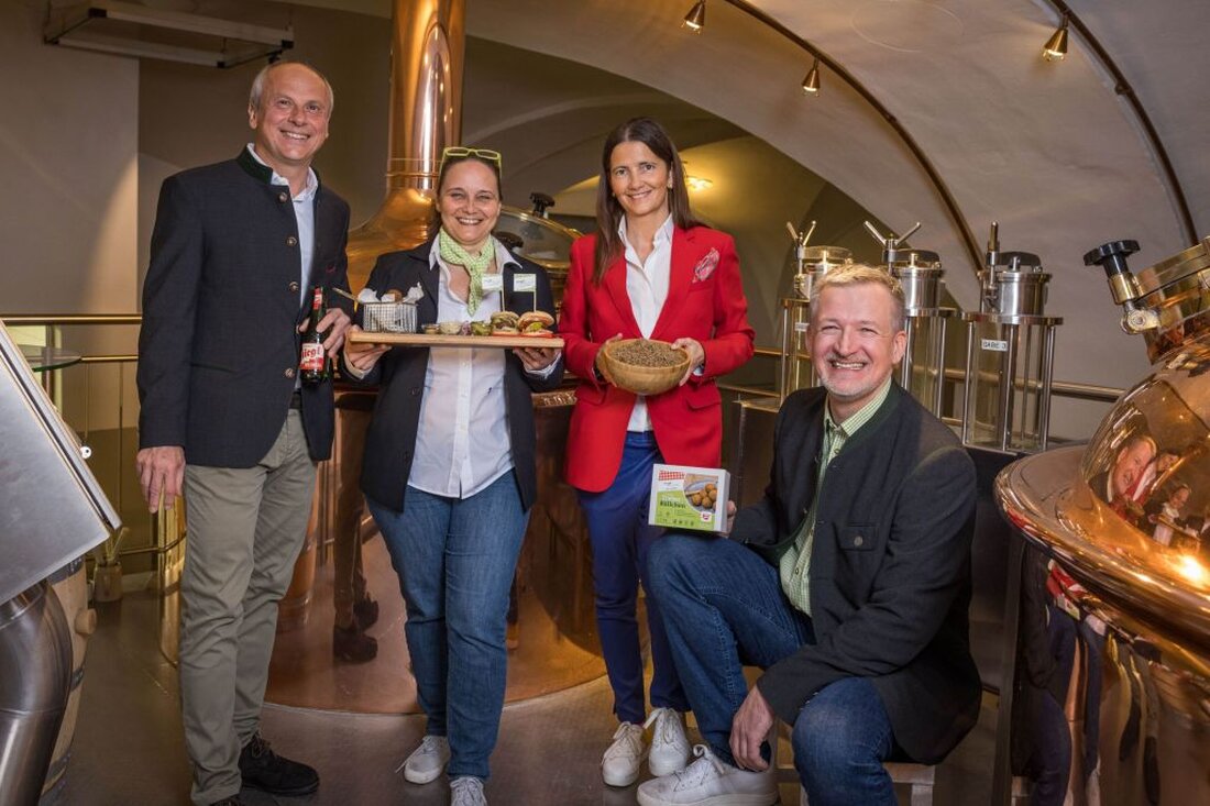 Schlaue Verwertung: Vom Reststoff zum Rohstoff. Stiegl und easyVEGAN bringen Produkt- Weltneuheit aus Treber auf den Markt.