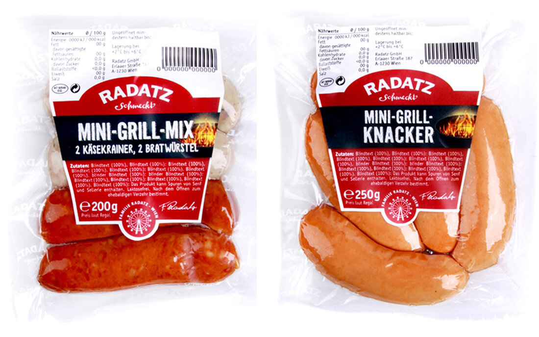 Für die bevorstehende Grillsaison hat der Wiener Wurstspezialist Radatz zwei Produktneuheiten anzubieten.