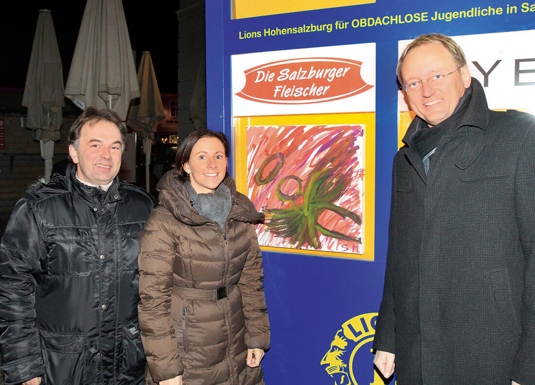 Die Salzburger Fleischer öffnen ein Adventkalender-Türchen zugunsten einer Notschlafstelle für obdachlose Minderjährige