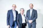 Georg Schuler, Elisabeth Auer und Manuel Falkner-Simon (v.l.n.r.) haben ambitionierte Pläne für die Zukunft des Fleischhof Oberland.