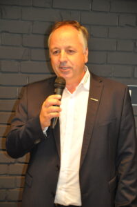 Ing. Werner Pail von Steirerfleisch stellte die beiden Markenprogramme „Steirerglück“ und „Mühlehof-Duroc“ vor.
