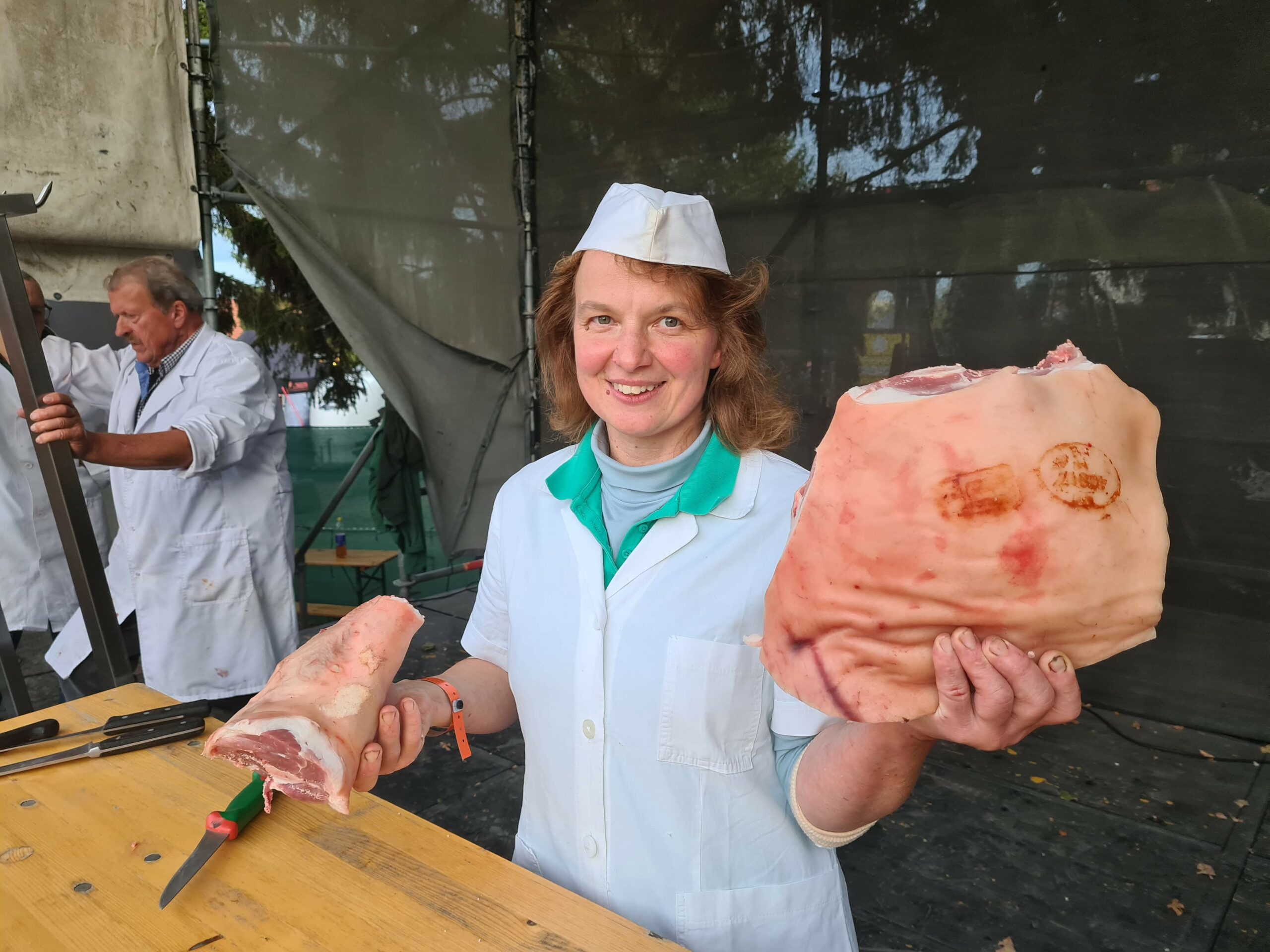 Die Wiener Fleischermeisterin Claudia Ringl wird ihre Spezialitäten beim Wiener Wurstfest präsentieren.