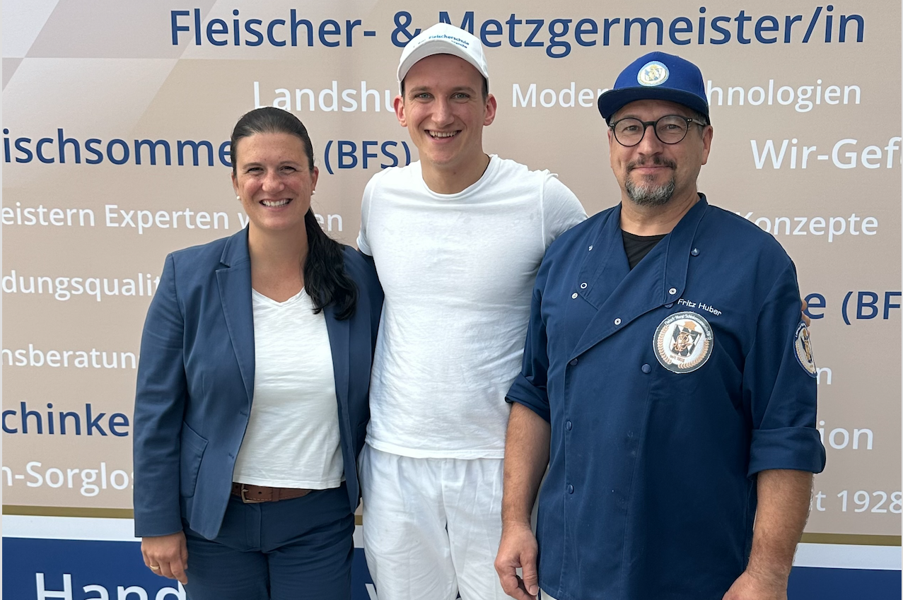 1. Bayrische Fleischerschule Landshut: 2026 – Bildung NONSTOP – mit Social Media live dabei