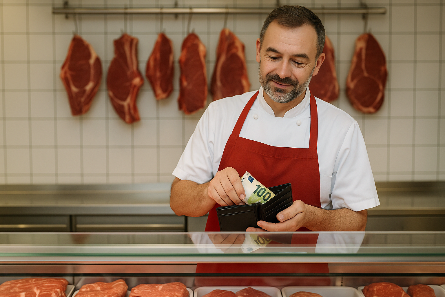 Gehaltsabschluss 2025: 1,8 Prozent plus für Angestellte im Fleischergewerbe