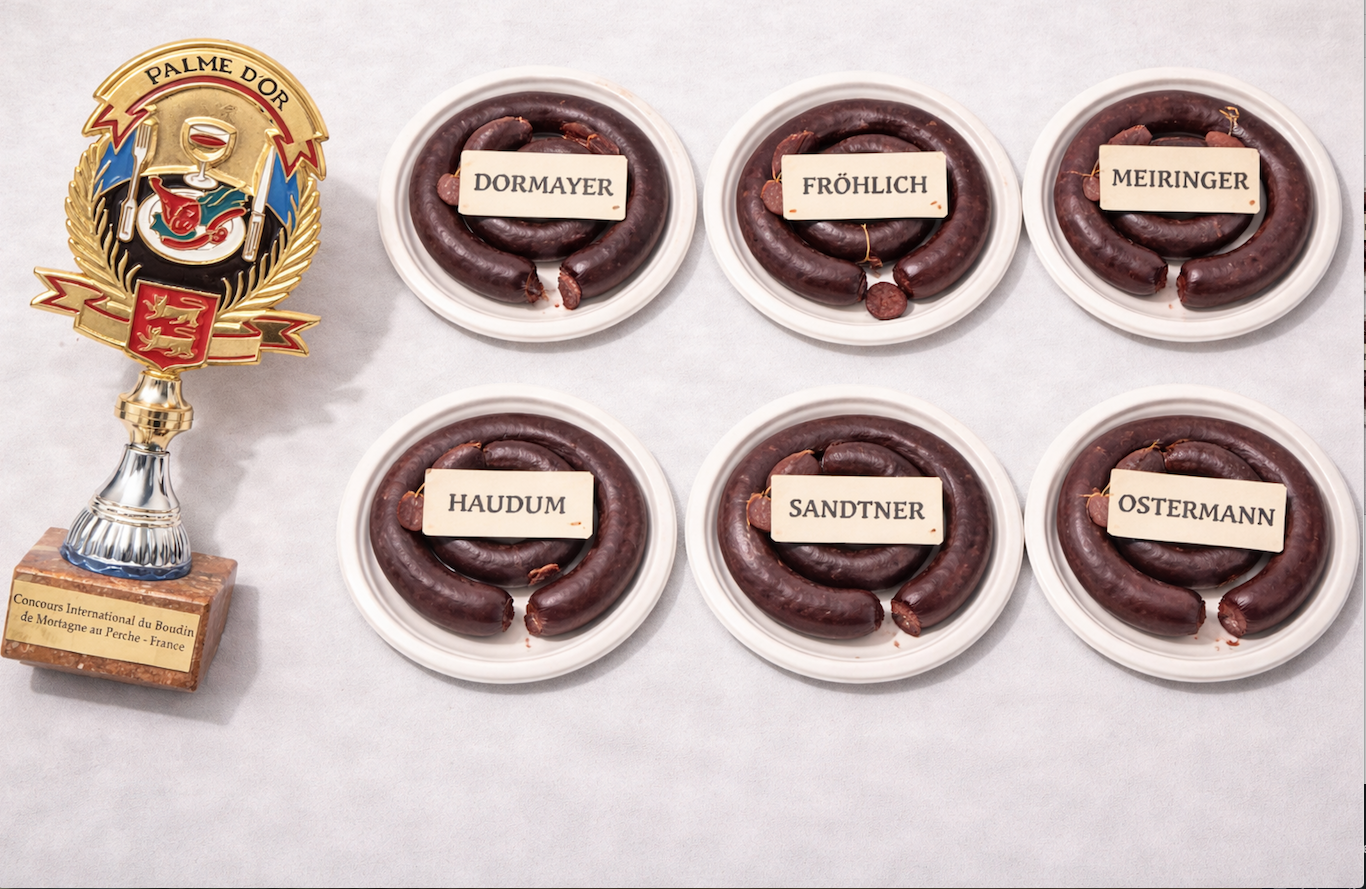 Österreich räumt ab: 9 Medaillen beim härtesten Blutwurst-Wettbewerb der Welt