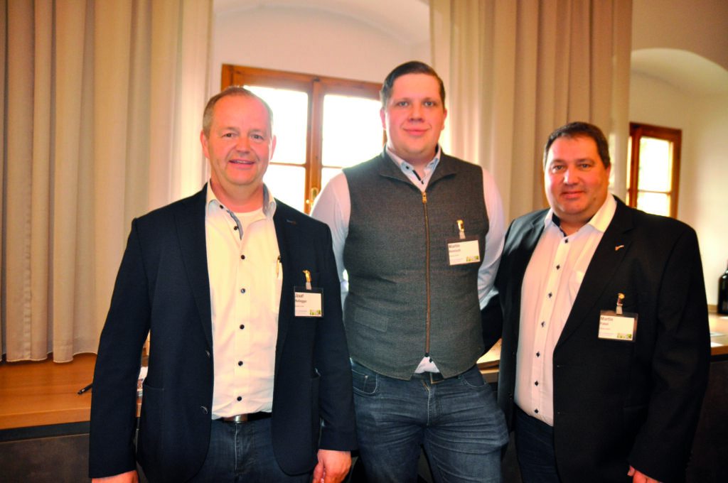 Symposiumspartner für die Hygiene sind Calvatis (v. l.) sowie die Anwendungstechniker Martin Reinisch und Martin Pabel. © HaRo