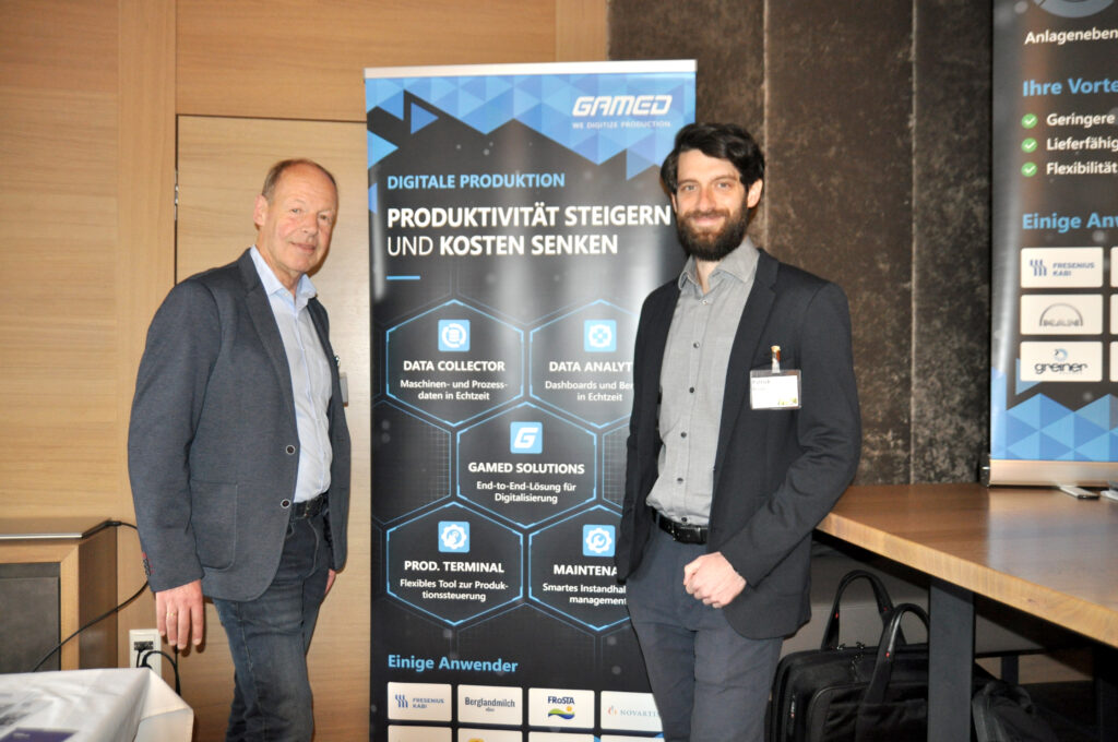 Partner für die Digitalisierung: Gamed-Geschäftsführer Johannes Stimpfl (l.) und Key-Account-Manager Patrick Briscek.© HaRo