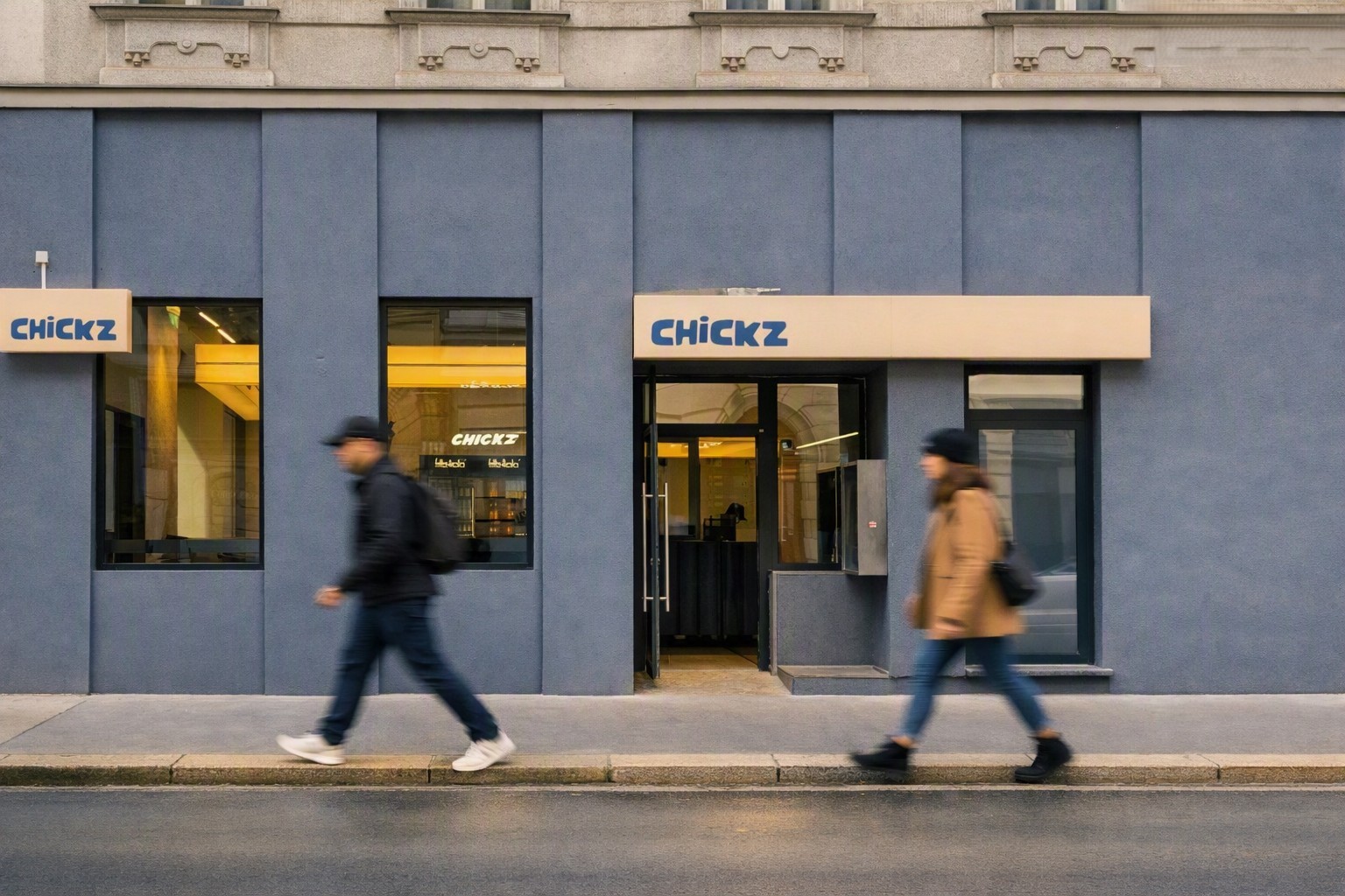 Das neue Chickz in der Gumpendorfer Straße 24 in Wien setzt auf internationales Fried Chicken mit österreichischem Hühnerfleisch.Credit: ROBIN CONSULT