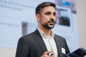 Marc Dönges, Projektleiter des vom deutschen BM für Wirtschaft und Energie geförderten Projekts Cybersicher – Transferstelle Cybersicherheit im Mittelstand: Cybersicherheit ist längst kein IT-Thema mehr, sondern eine Frage der Unternehmenssicherheit“ . © Nils Hasenau